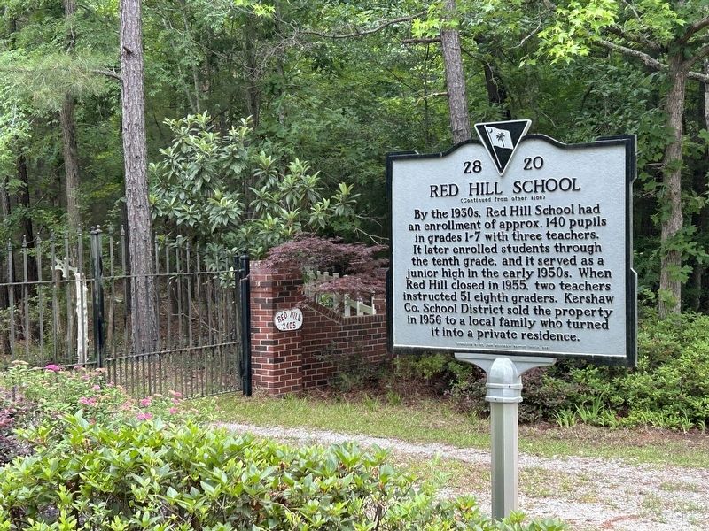 Red Hill School Marker image. Click for full size.