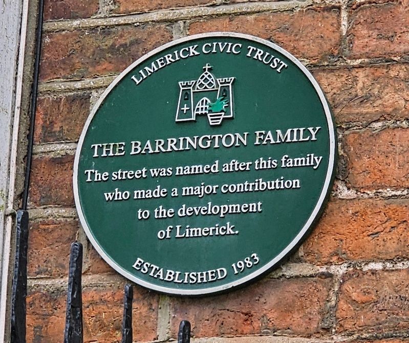 The Barrington Family Marker. Click for full size. The Barrington Family Marker image. Click for full size.