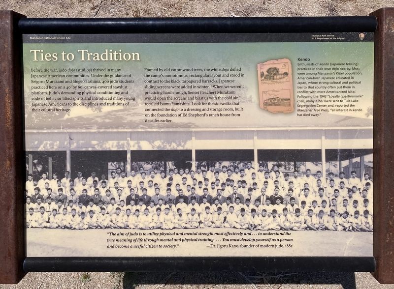 Ties to Tradition Marker. Click for full size. Ties to Tradition Marker image. Click for full size.