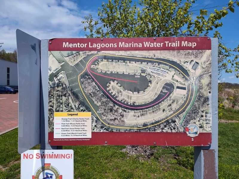 Mentor Lagoons Nature Preserve Marker image. Click for full size.