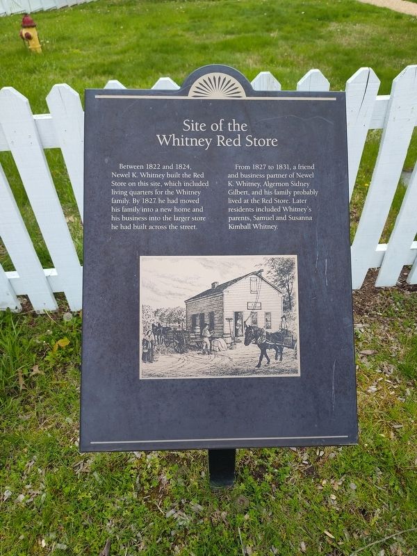 Site of the Whitney Red Store Marker image. Click for full size.