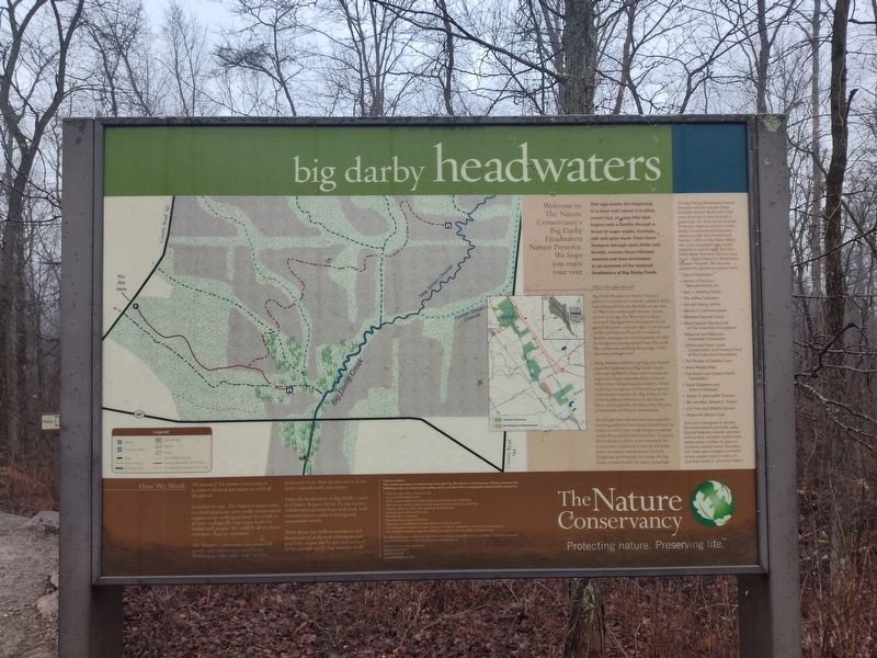 Big Darby Headwaters Marker image. Click for full size.