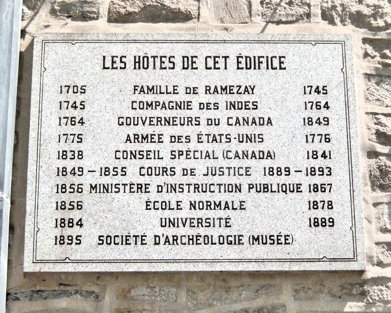 H�tes de cet �difice / Occupants of this Building image. Click for full size.