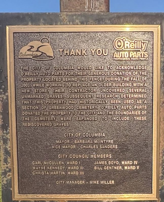 Thank You Marker. Click for full size. Thank You Marker image. Click for full size.