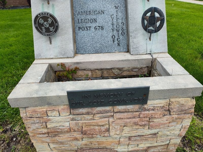 Willowick Veterans Memorial image. Click for full size.