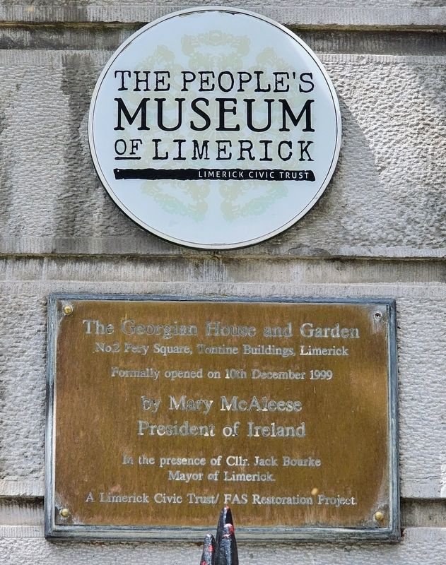 The Georgian House and Garden Marker. Click for full size. The Georgian House and Garden Marker image. Click for full size.