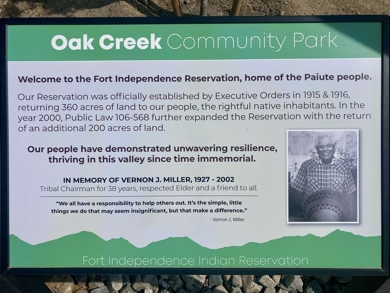 Oak Creek Community Park Marker. Click for full size. Oak Creek Community Park Marker image. Click for full size.