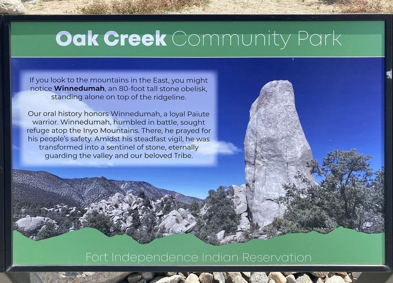 Oak Creek Community Park Marker. Click for full size. Oak Creek Community Park Marker image. Click for full size.