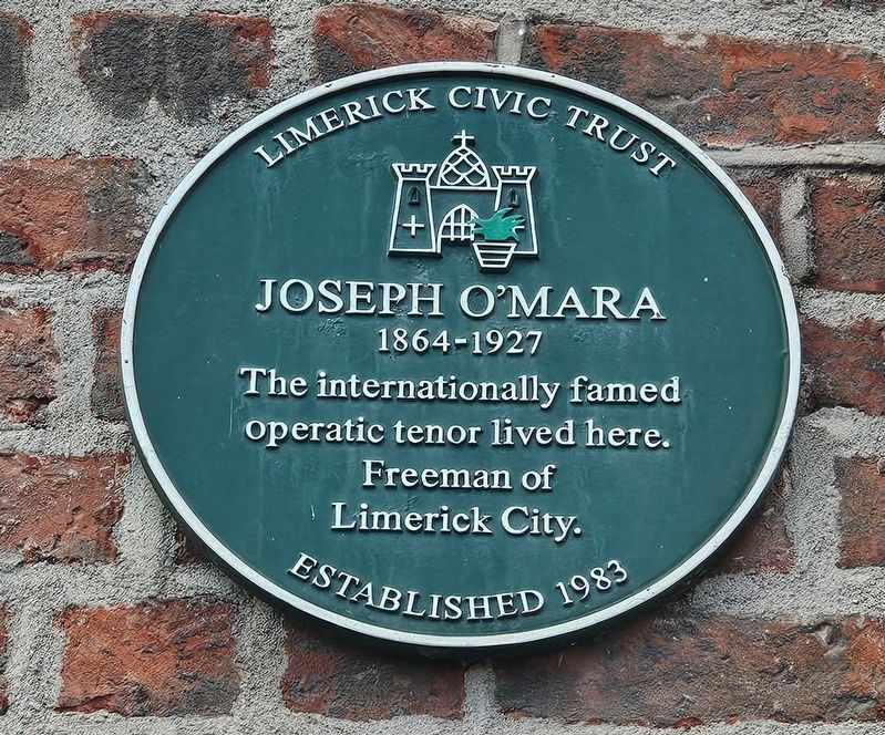 Joseph O’Mara Marker. Click for full size. Joseph O’Mara Marker image. Click for full size.