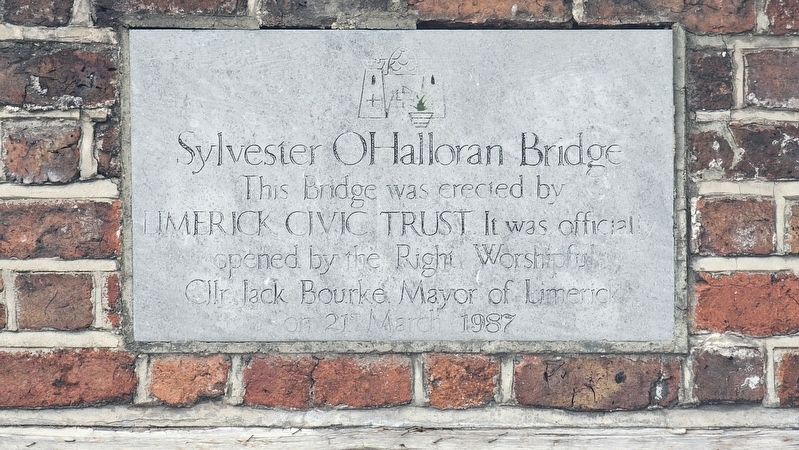 Sylvester O’Halloran Bridge Marker. Click for full size. Sylvester O’Halloran Bridge Marker image. Click for full size.