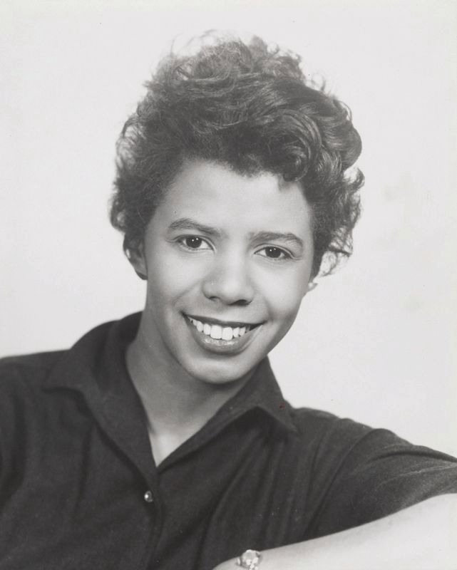 Lorraine Hansberry (1930-1965) image. Click for full size.