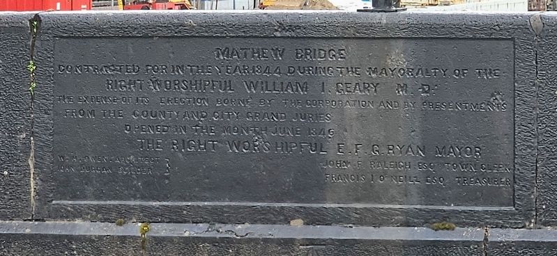 Mathew Bridge Marker image. Click for full size.