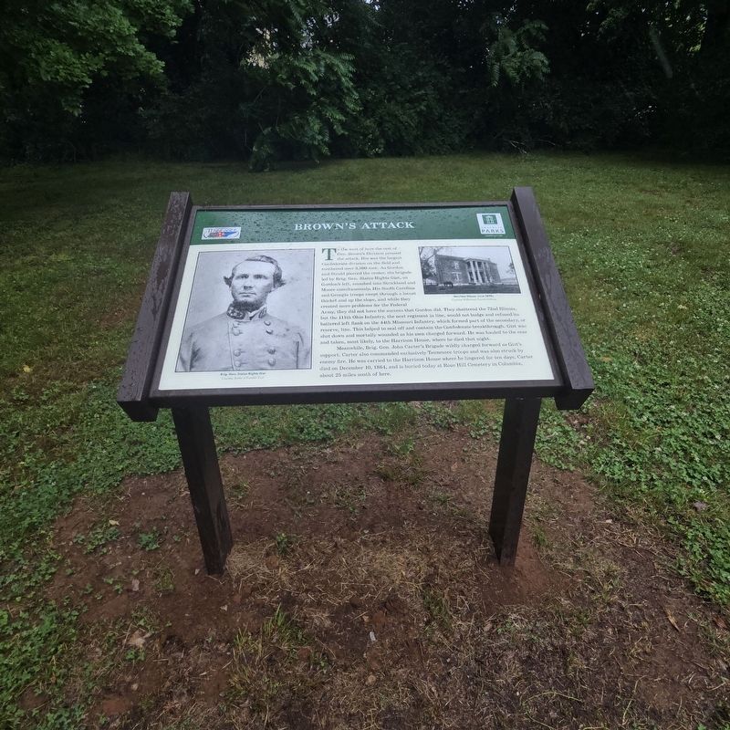 Brown's Attack Marker image. Click for full size.