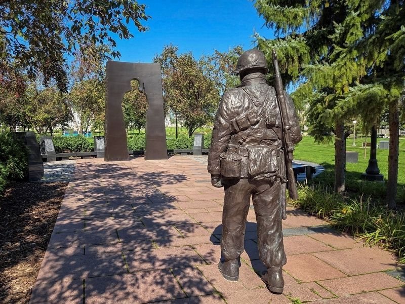 Minnesota Korean War Memorial image. Click for full size.