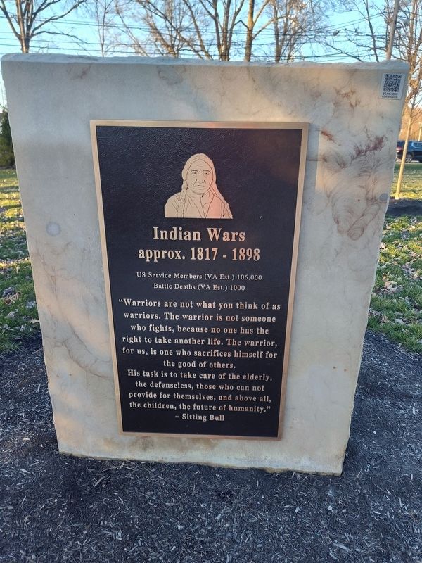Indian Wars Marker. Click for full size. Indian Wars Marker image. Click for full size.