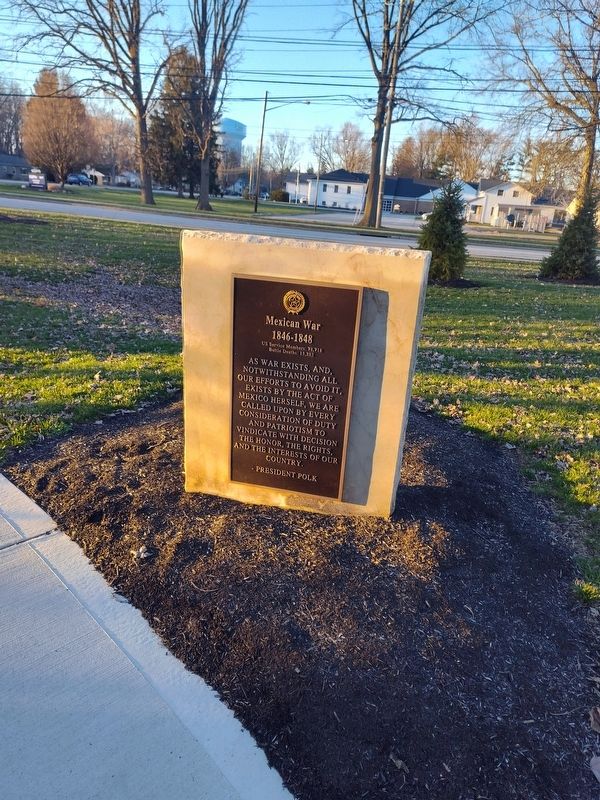 Mexican War Marker. Click for full size. Mexican War Marker image. Click for full size.