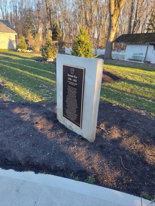 Korean War Marker. Click for full size. Korean War Marker image. Click for full size.