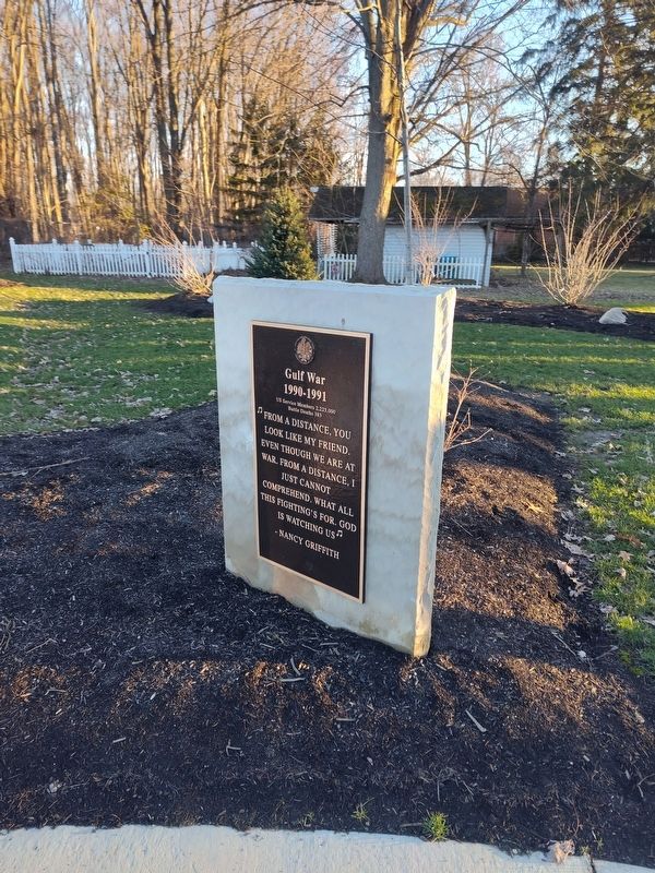 Gulf War Marker. Click for full size. Gulf War Marker image. Click for full size.