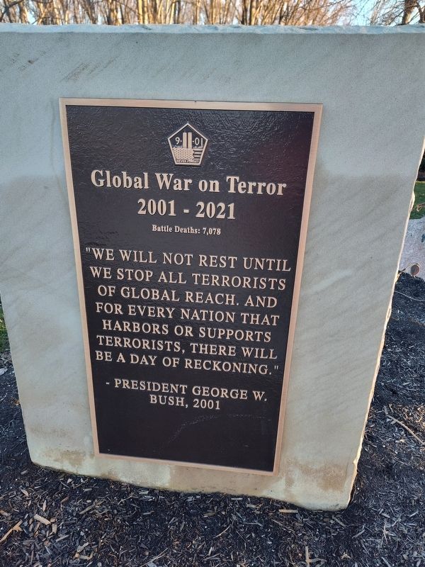 Global War on Terror Marker. Click for full size. Global War on Terror Marker image. Click for full size.