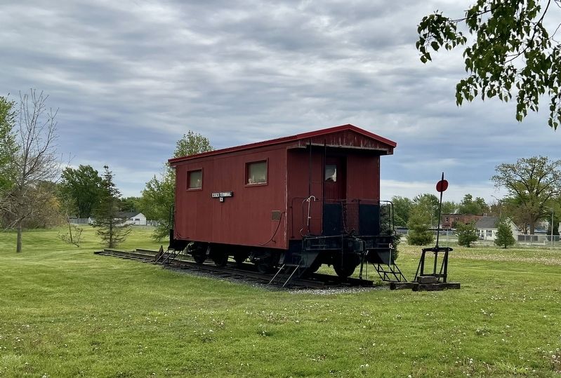 Essex Terminal Railway Caboose Marker. Click for full size. Essex Terminal Railway Caboose Marker image. Click for full size.