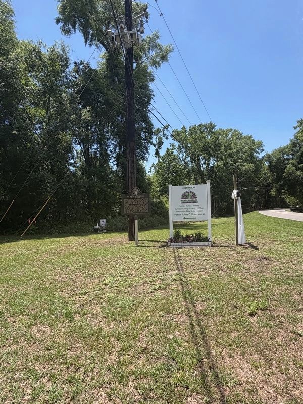 Nicholsonboro Marker and Church Signs. Click for full size. Nicholsonboro Marker and Church Signs image. Click for full size.