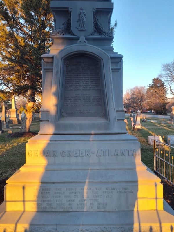 Eaton Township Civil War Memorial. Click for full size. Eaton Township Civil War Memorial image. Click for full size.