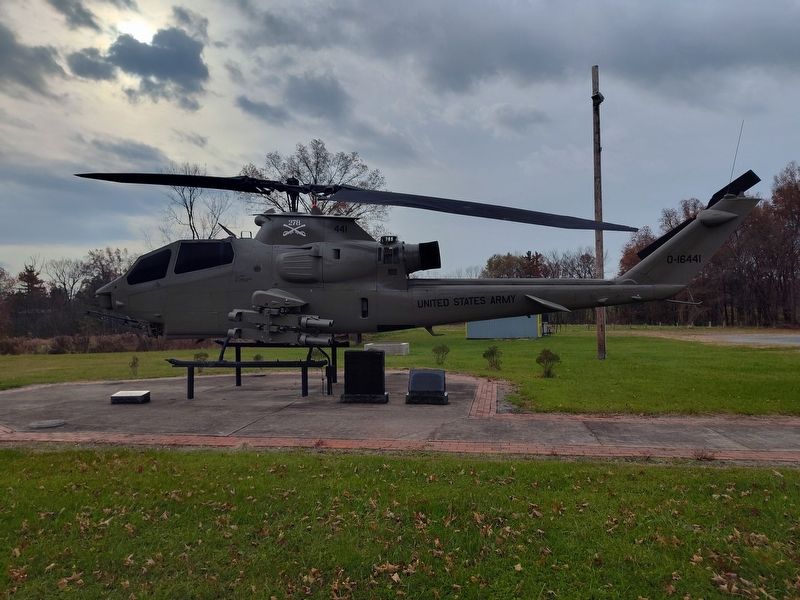 1969 AH-1F Aircraft 2004 Marker. Click for full size. 1969 AH-1F Aircraft 2004 Marker image. Click for full size.