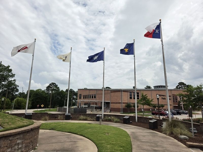 First Flag of the Republic Marker image. Click for full size.