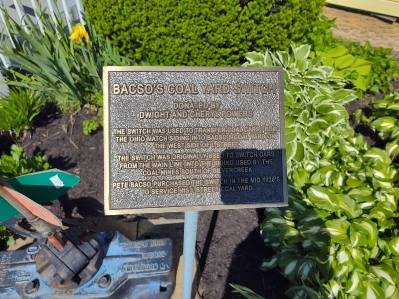 Bacso's Coal Yard Switch Marker image. Click for full size.