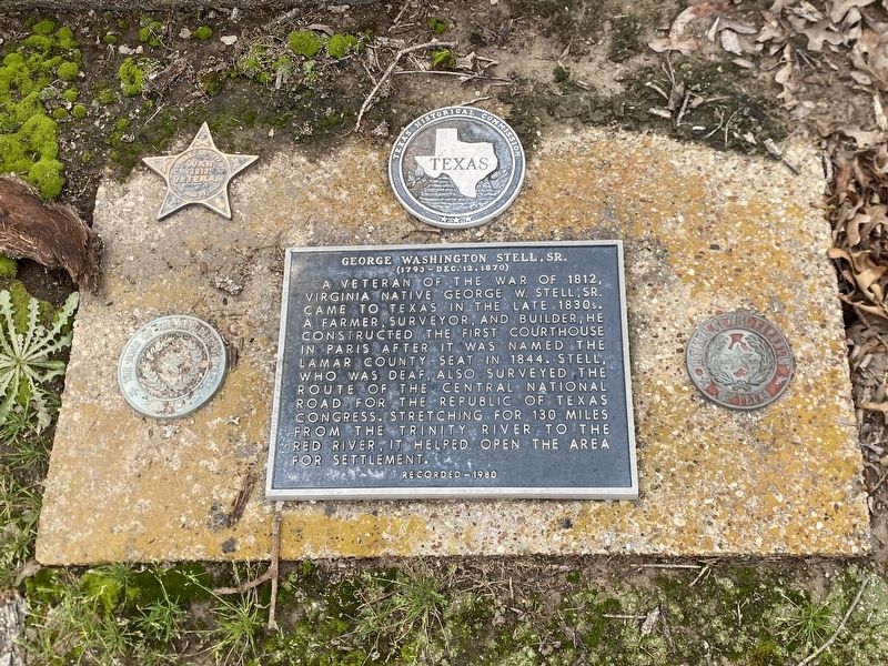 George Washington Stell, Sr. Marker. Click for full size. George Washington Stell, Sr. Marker image. Click for full size.