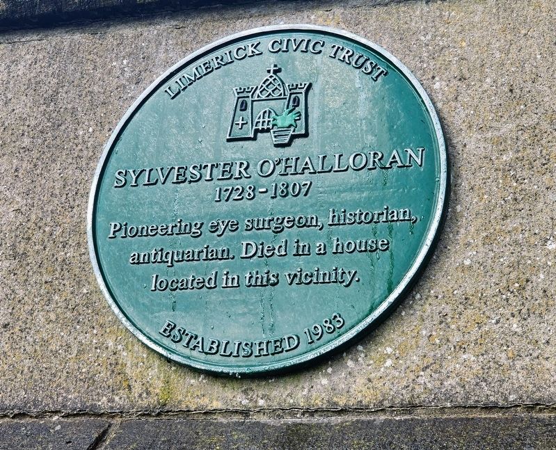 Sylvester O’Halloran Marker. Click for full size. Sylvester O’Halloran Marker image. Click for full size.