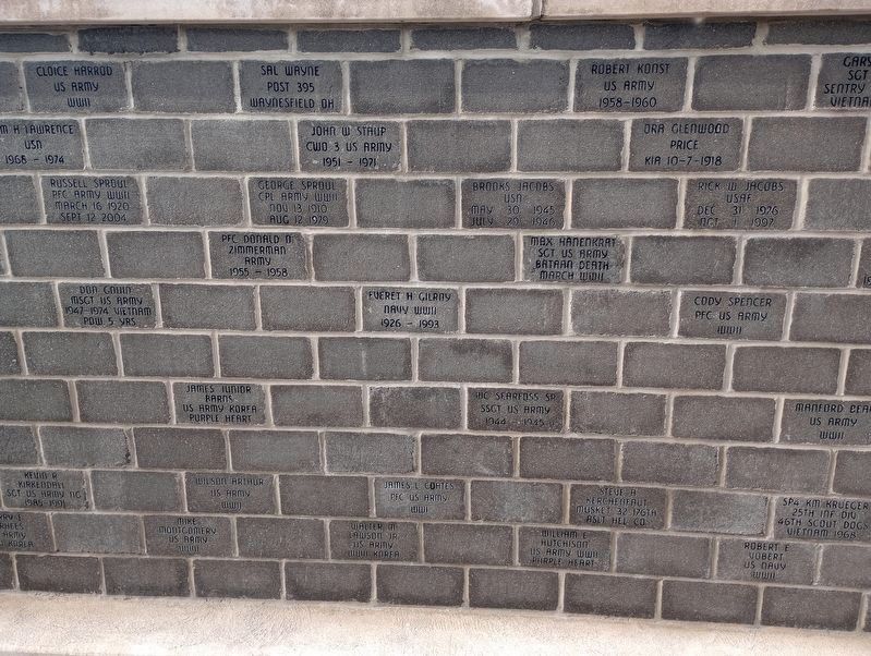 Waynesfield Veterans Memorial image. Click for full size.