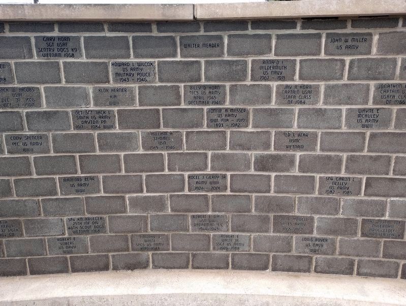 Waynesfield Veterans Memorial image. Click for full size.