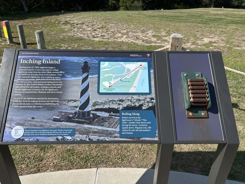 Inching Inland Marker. Click for full size. Inching Inland Marker image. Click for full size.