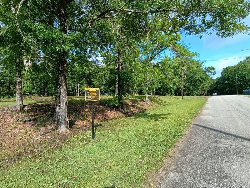 Marker view on left hand side of road prior to the Whatley Ave intersection. Click for full size. Marker view on left hand side of road prior to the Whatley Ave intersection image. Click for full size.