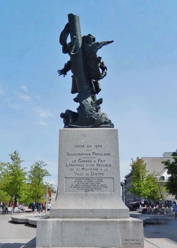 Jean Vauquelin Monument (<i>west side</i>) image. Click for full size.