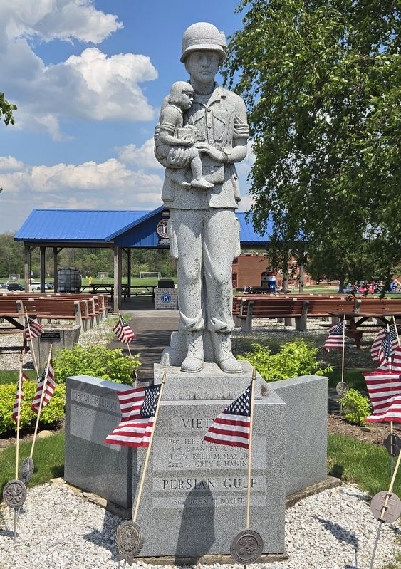 East Hills Kiwanis Memorial Park to Veterans Marker. Click for full size. East Hills Kiwanis Memorial Park to Veterans Marker image. Click for full size.
