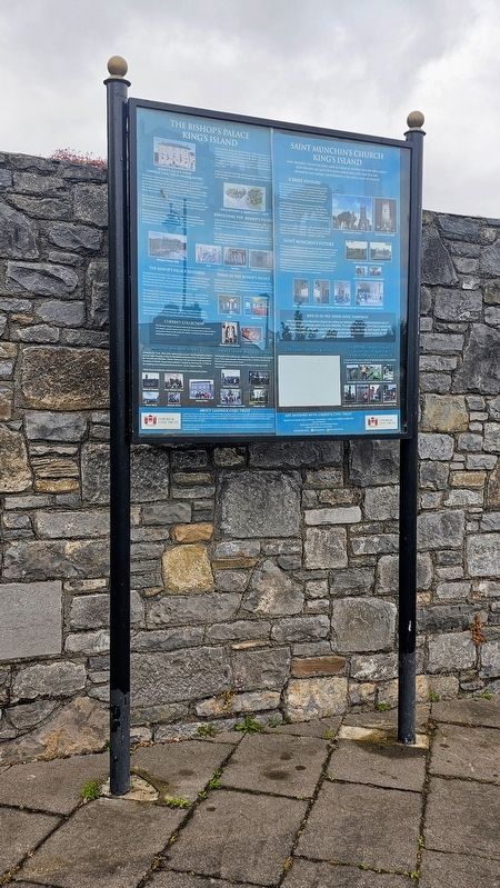 The Bishop's Palace / Saint Munchin's Church Marker. Click for full size. The Bishop's Palace / Saint Munchin's Church Marker image. Click for full size.
