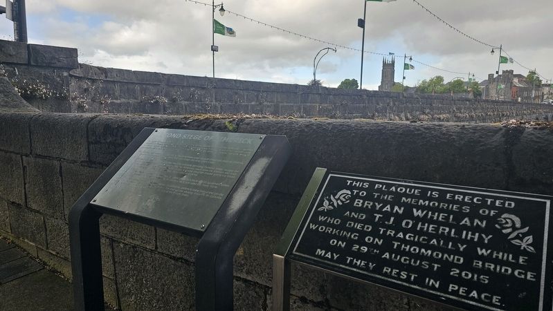Second Siege of Limerick Marker. Click for full size. Second Siege of Limerick Marker image. Click for full size.