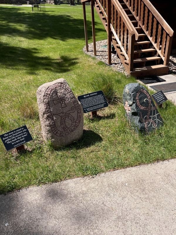 Rune Stones and Marker image. Click for full size.