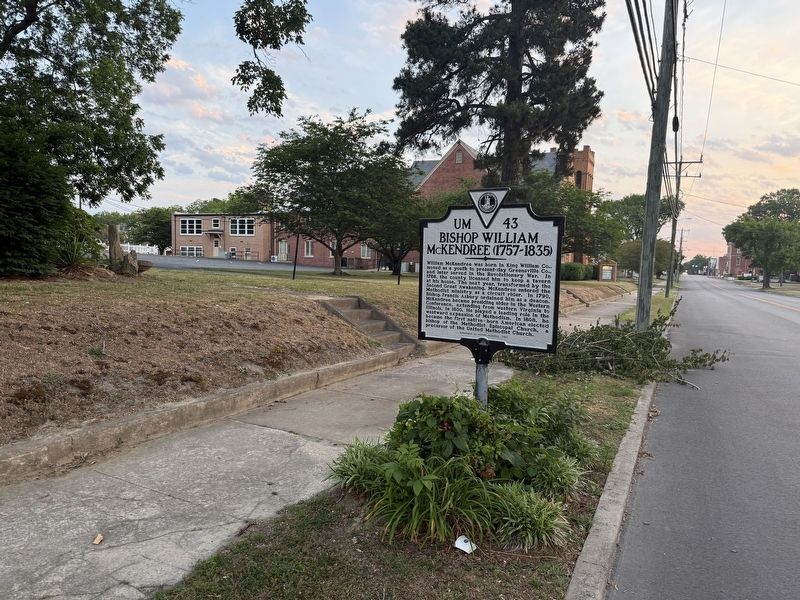 Bishop William McKendree (1757-1835) Marker image. Click for full size.