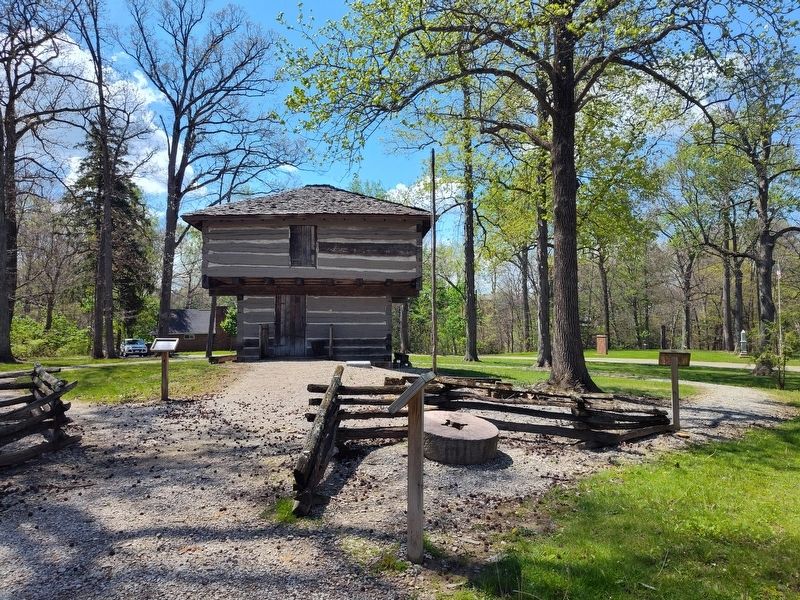 Mansfield's War of 1812 Blockhouse image. Click for full size.
