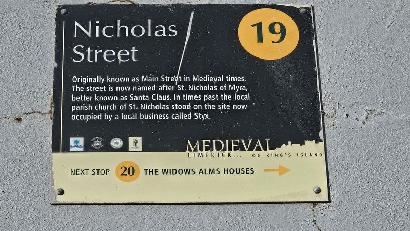 Nicholas Street Marker. Click for full size. Nicholas Street Marker image. Click for full size.