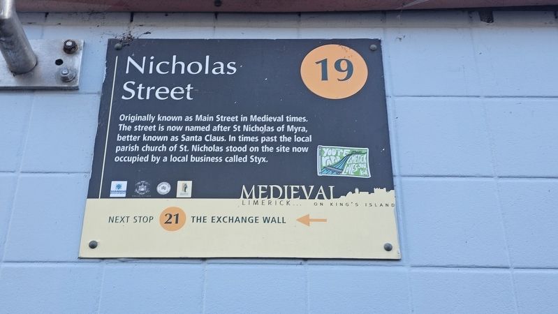 Nicholas Street Marker. Click for full size. Nicholas Street Marker image. Click for full size.