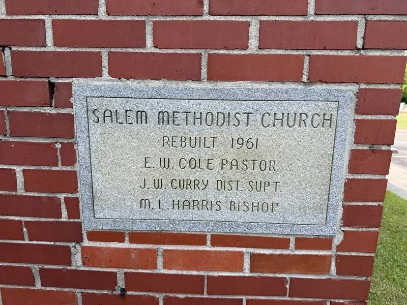 Cornerstone from 1961 image. Click for full size.