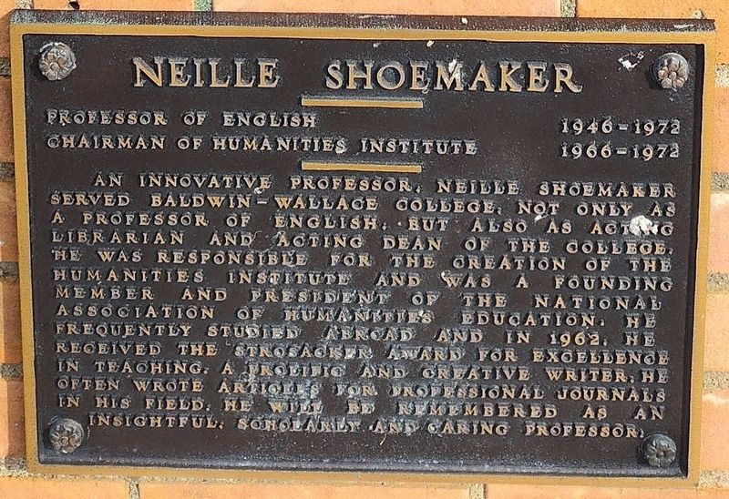 Neille Shoemaker Marker image. Click for full size.