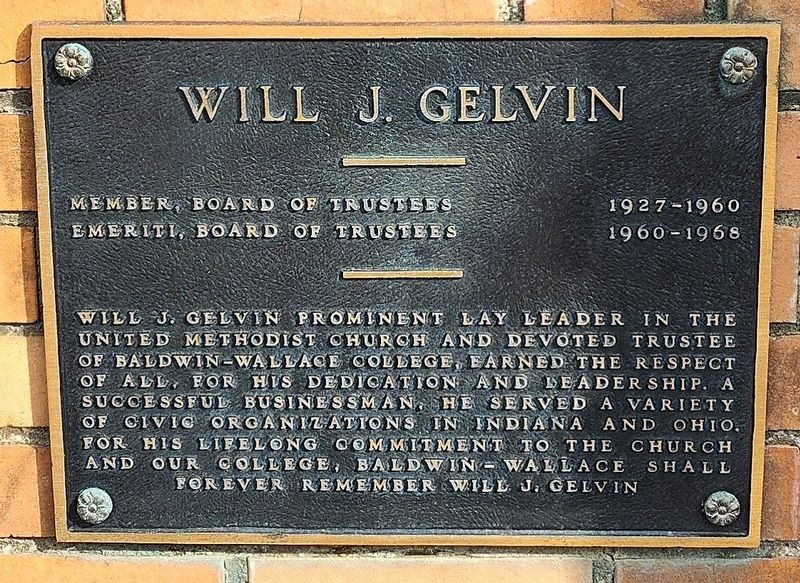 Will J. Gelvin Marker image. Click for full size.