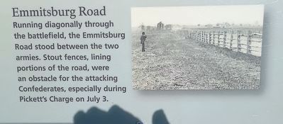 Emmitsburg Road Marker. Click for full size. Emmitsburg Road Marker image. Click for full size.