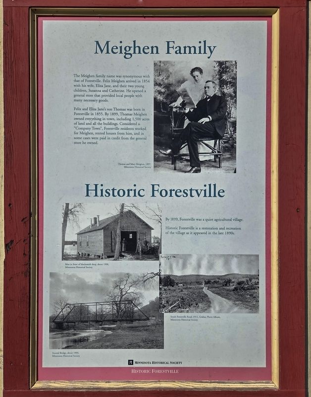Forestville Marker, second panel. Click for full size. Forestville Marker, second panel image. Click for full size.
