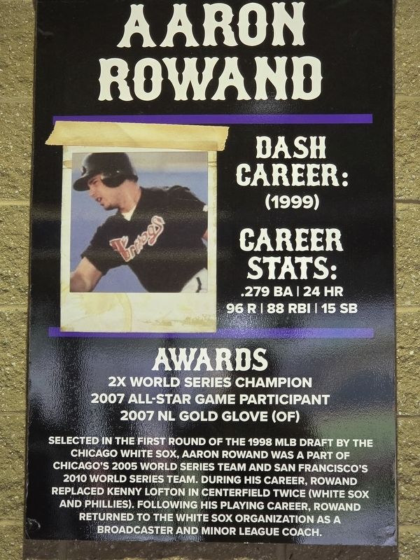Aaron Rowand Marker image. Click for full size.